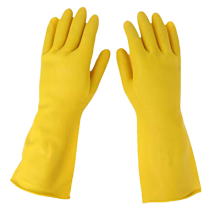 PAIRE GANTS LATEX JAUNE T.10/XL